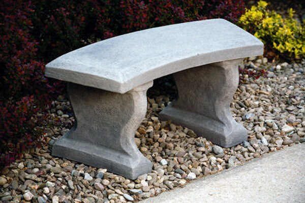Plain Seat Petite Garden Bench Simple Styling Decor